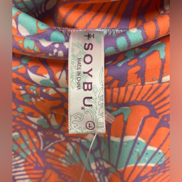 Soybu Print Skirt Women’s Size Large Active Stretch Casual - Picture 4 of 4